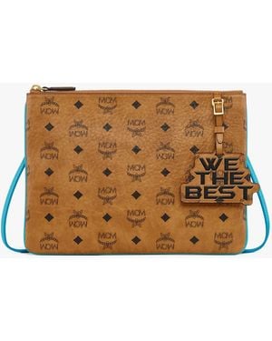 MCM X We The Best Crossbody Pouch - Brown