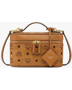 MCM Aren Vanity Case - Brown