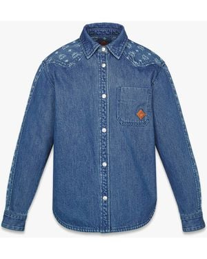 MCM Monogram Jacket - Blue