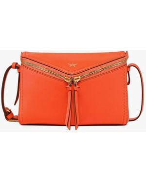 MCM Diamant 3d Shoulder Bag In Calfskin - Red