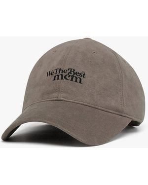 MCM X We The Best Ultrasuede Cap - Brown