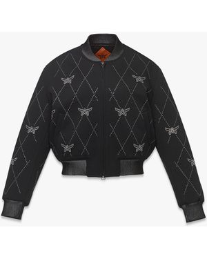 MCM Lauretos Crystal Ponte Jacket - Black
