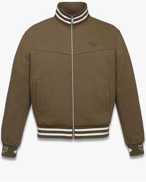 MCM Essential Logo Ponte Track Jacket - Green