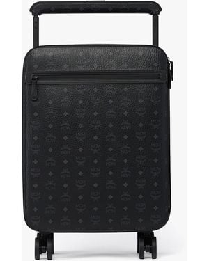 MCM Ottomar Cabin Trolley In Visetos - Black