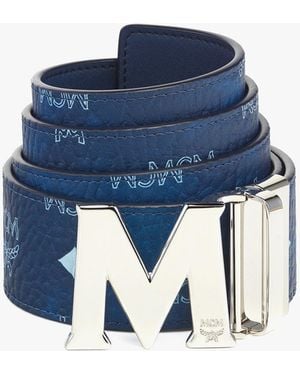 MCM Claus M Reversible Belt 1.75" - Blue