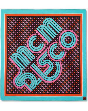 MCM Disco Monogram Scarf - Red