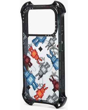 MCM Iphone 16 Pro Case In Visetos in Pink for Men | Lyst
