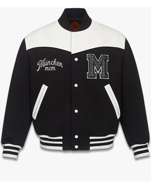 MCM München Ponte Varsity Jacket - Black