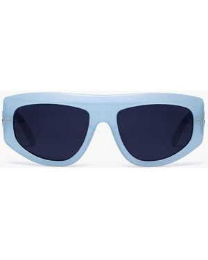 MCM Unisex Square Sunglasses - Blue