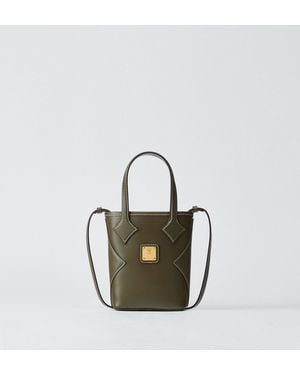 MCM Dia Shopper In Nappa Leather - Metallic