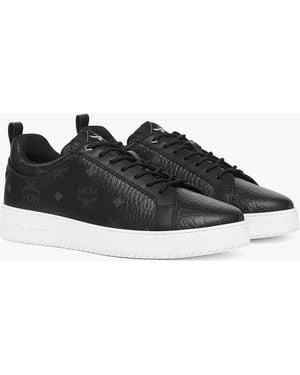 MCM Neo Terrain Sneakers In Visetos - Black