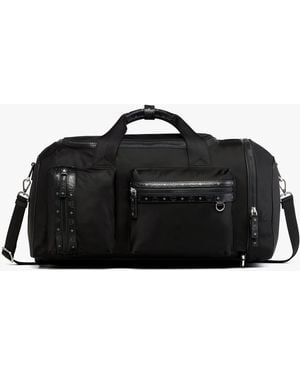 MCM Ottomar Weekender Backpack In Econyl And Leather - Black