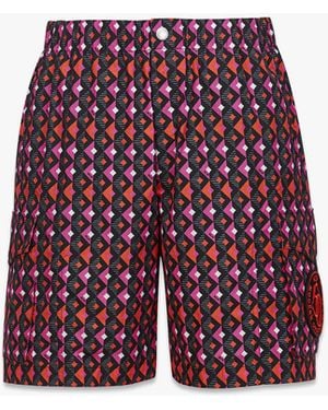 MCM Diamond Shorts - Red
