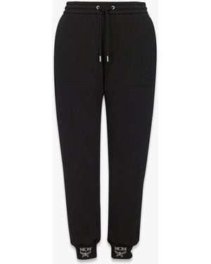 MCM Essential Logo Ponte Track Pants - Black