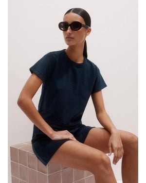 ME+EM Towelling Baby Tee - Blue