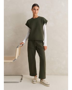 ME+EM Jersey Engineered-leg Jogger - Natural