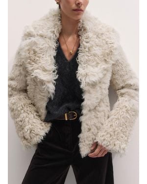 ME+EM Shearling Jacket - Natural