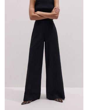 ME+EM Wide-Leg Pant - Blue