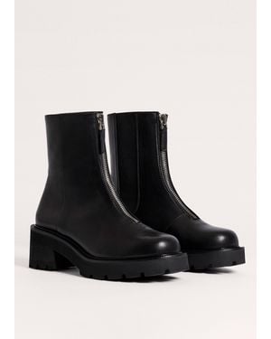 ME+EM Zip Front Boot - Black