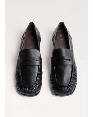ME+EM Soft Ruched Loafer - White