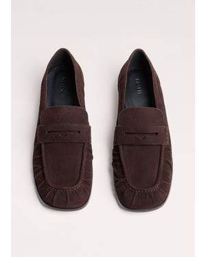 ME+EM Soft Ruched Loafer - White