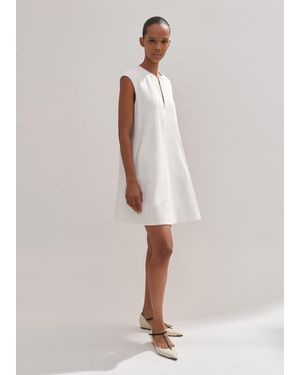 ME+EM Shift Dress - White