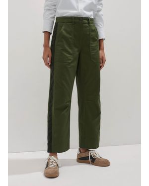ME+EM Cotton Cargo Trouser - Green