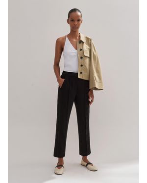 ME+EM Perfect Workwear Slim Crop Pant - Black