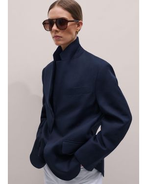 ME+EM Intelligently Oversized Jacket - Blue