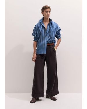 ME+EM Straight Trainer Grazer Trouser - Black