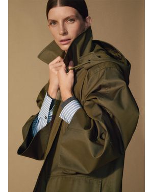 ME+EM Hands-free Oversized Parka - Green