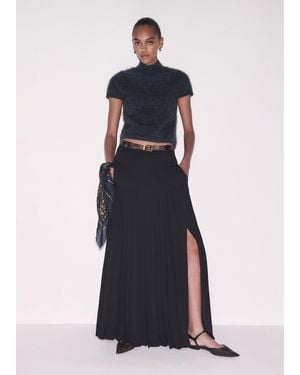 ME+EM Dramatic Full Length Skirt - Blue