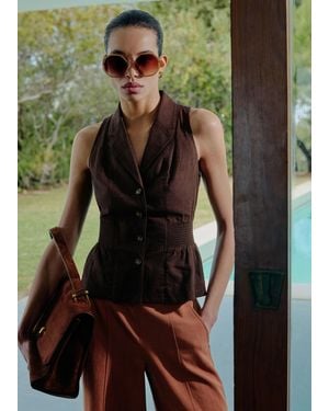 ME+EM Soft Sculpt Vest - Brown