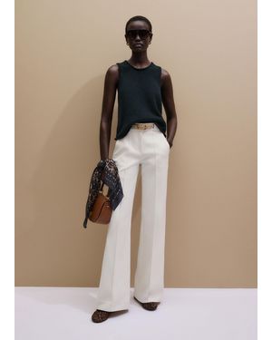 ME+EM Leg Elongator Pant - Natural