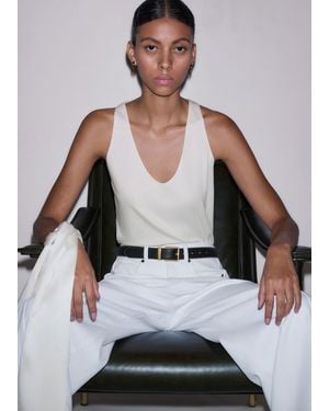 ME+EM Scoop Neck Tank - Grey