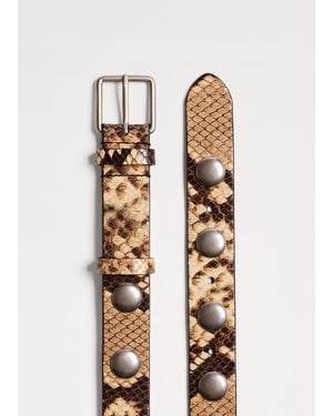 ME+EM Studded Belt Tan - Natural