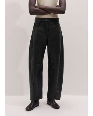 ME+EM Luxe Barrel Pant - Black