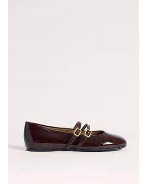 ME+EM Round Toe Ballerina - White