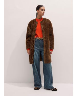 ME+EM Shearling Coat - Multicolor