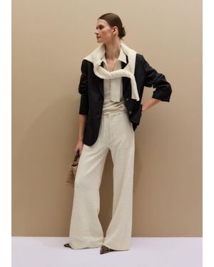 ME+EM Textured Track Pant - Natural