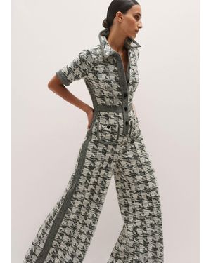 ME+EM Travel Tweed Jumpsuit - Multicolour