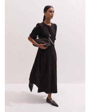 ME+EM Panelled Fit And Flare Maxi Dress - White