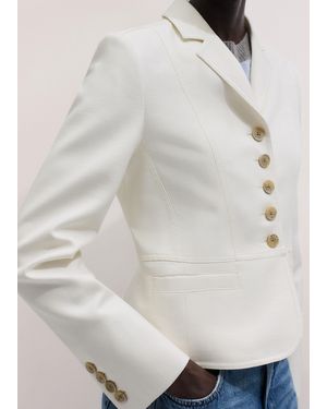 ME+EM The Wear With Everything Fitted Utility Jacket - Blue