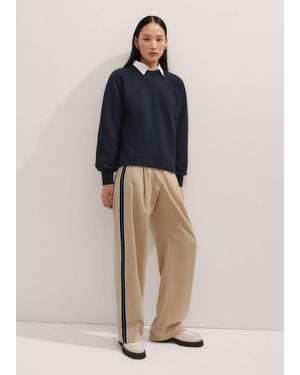 ME+EM Flannel Side Stripe Pant - Multicolor
