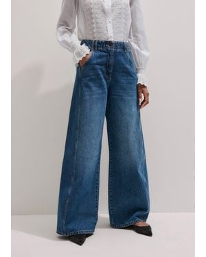 ME+EM Engineered Relaxed Jean Mid - Blue