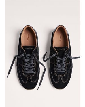 ME+EM Velvet Retro Runner - Black