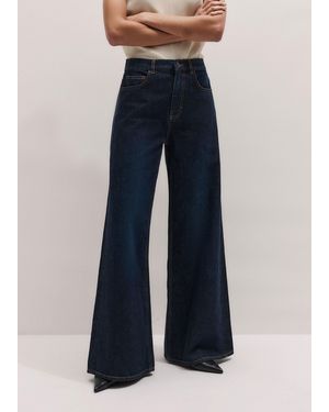 ME+EM Ultimate Wide Leg Jean - Blue
