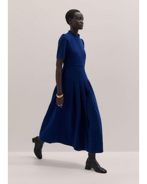 ME+EM Fit And Flare Maxi Dress - Blue