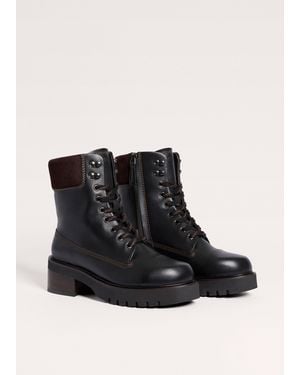ME+EM Hiking Boot-Chocolate - Black