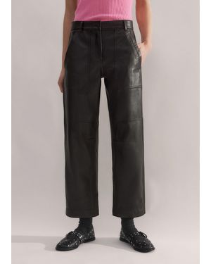 ME+EM Engineered-Leg Trouser - Black